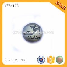 MFB102 Dekorative Button Logo Design für Jeans